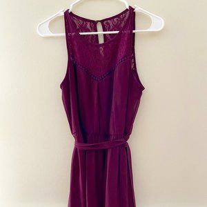 I.N. San Francisco Purple Casual Dress Size M